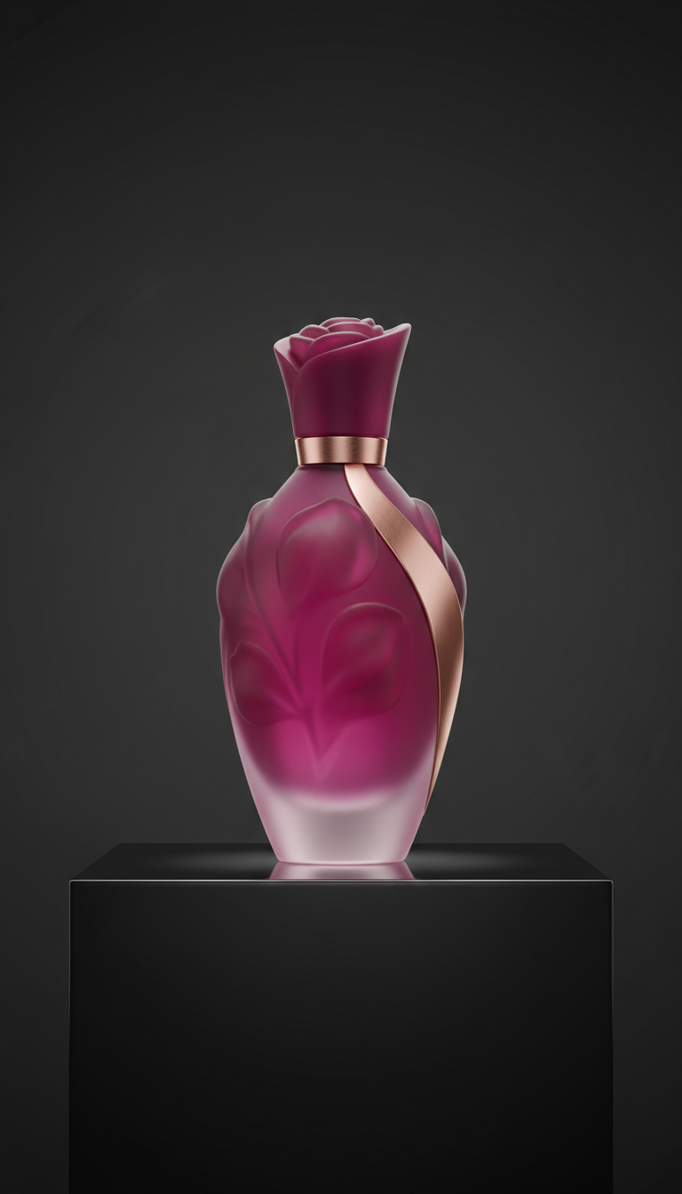 Pink Signature Bottle With Rose Gold Cap